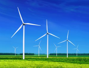 Saubere Energie durch 100% Windkraft